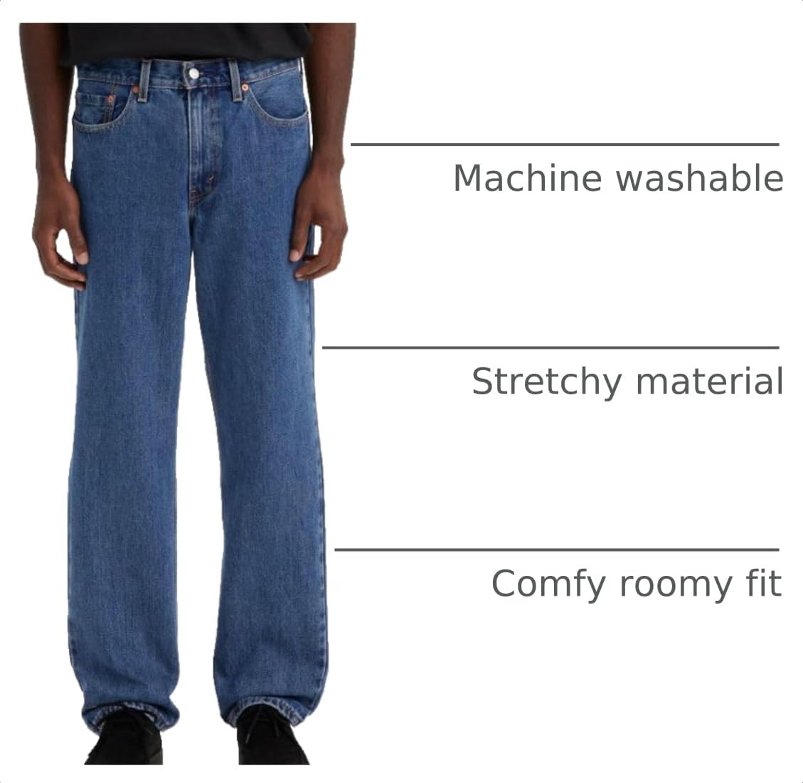 Levi's Men's 505 Regular Fit Jeans (Also Available in Big & Tall)