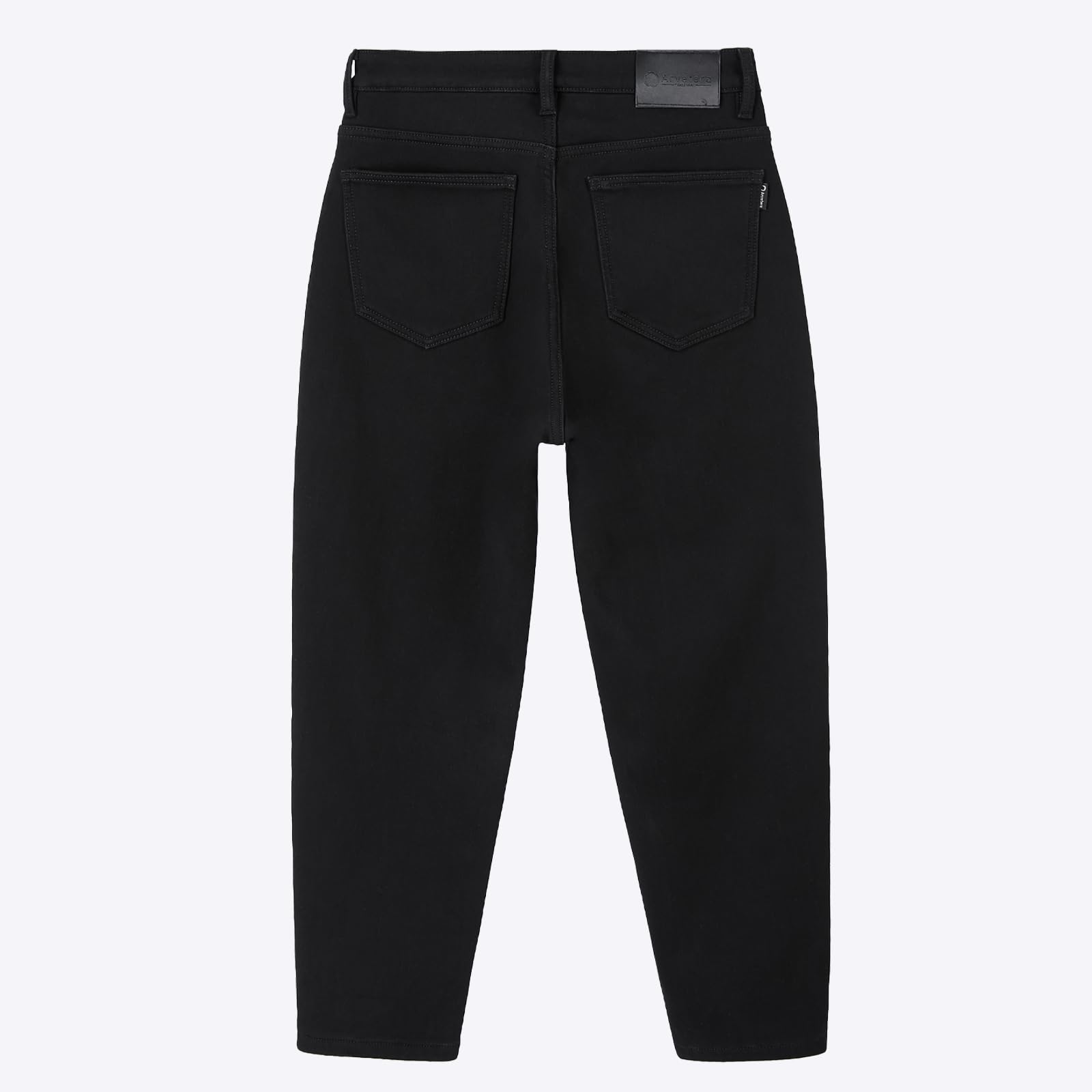 Fleece Lined Jeans Men Winter Stretch Denim Warm Pants Loose Casual Jeans