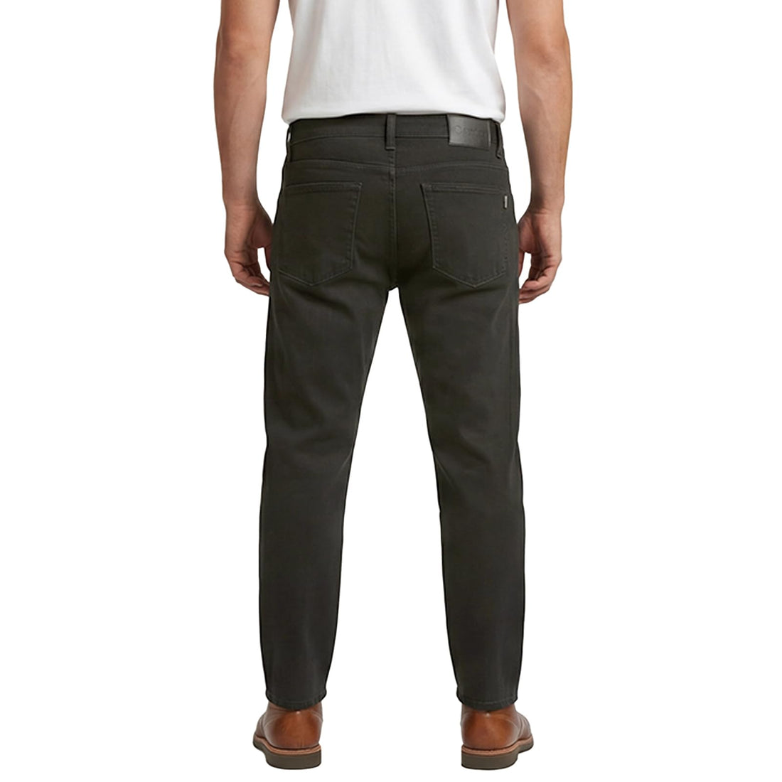 Fleece Lined Jeans Men Winter Stretch Denim Warm Pants Loose Casual Jeans