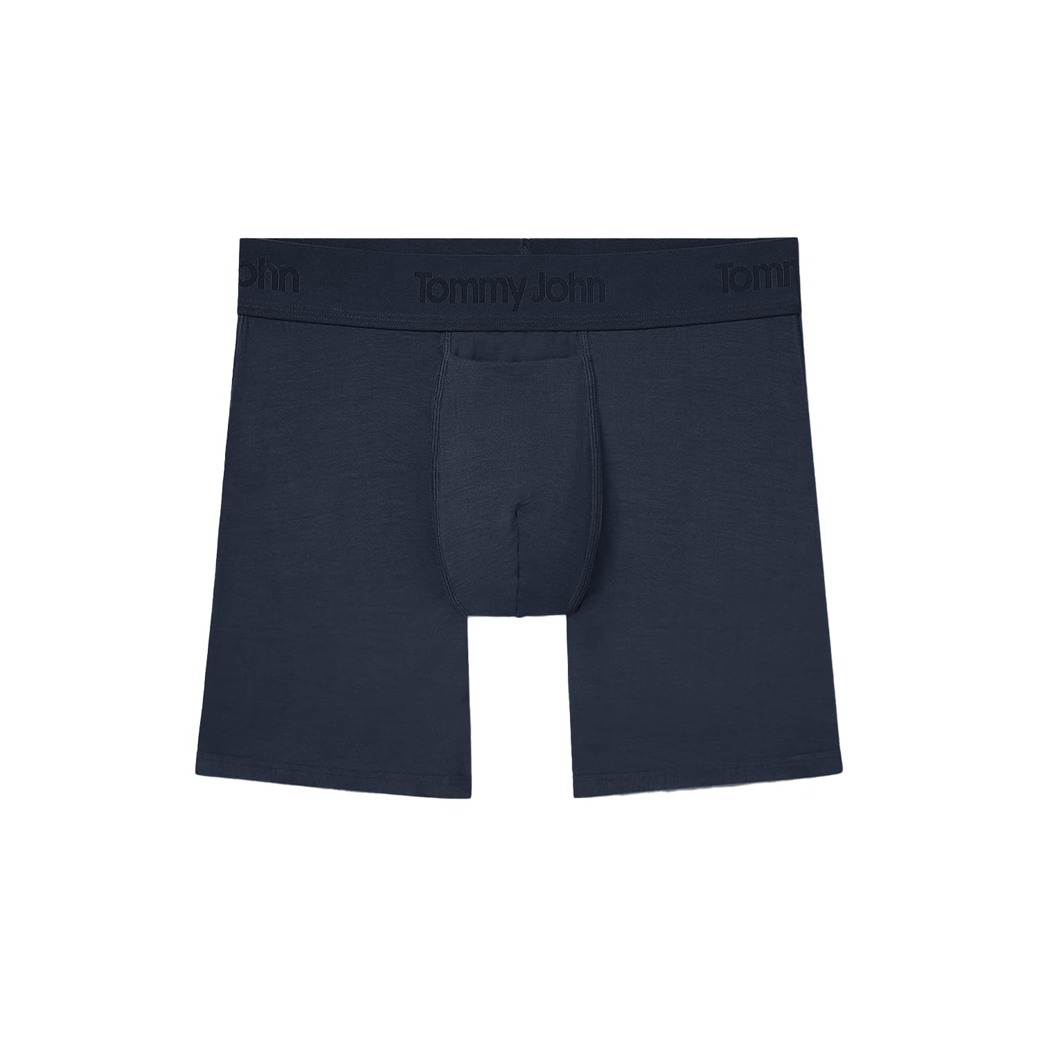 Tommy John Men's Mid-Length Boxer Briefs - Second Skin Fabric - 6" Inseam, Underwear with Contour Pouch and Quick Draw Fly