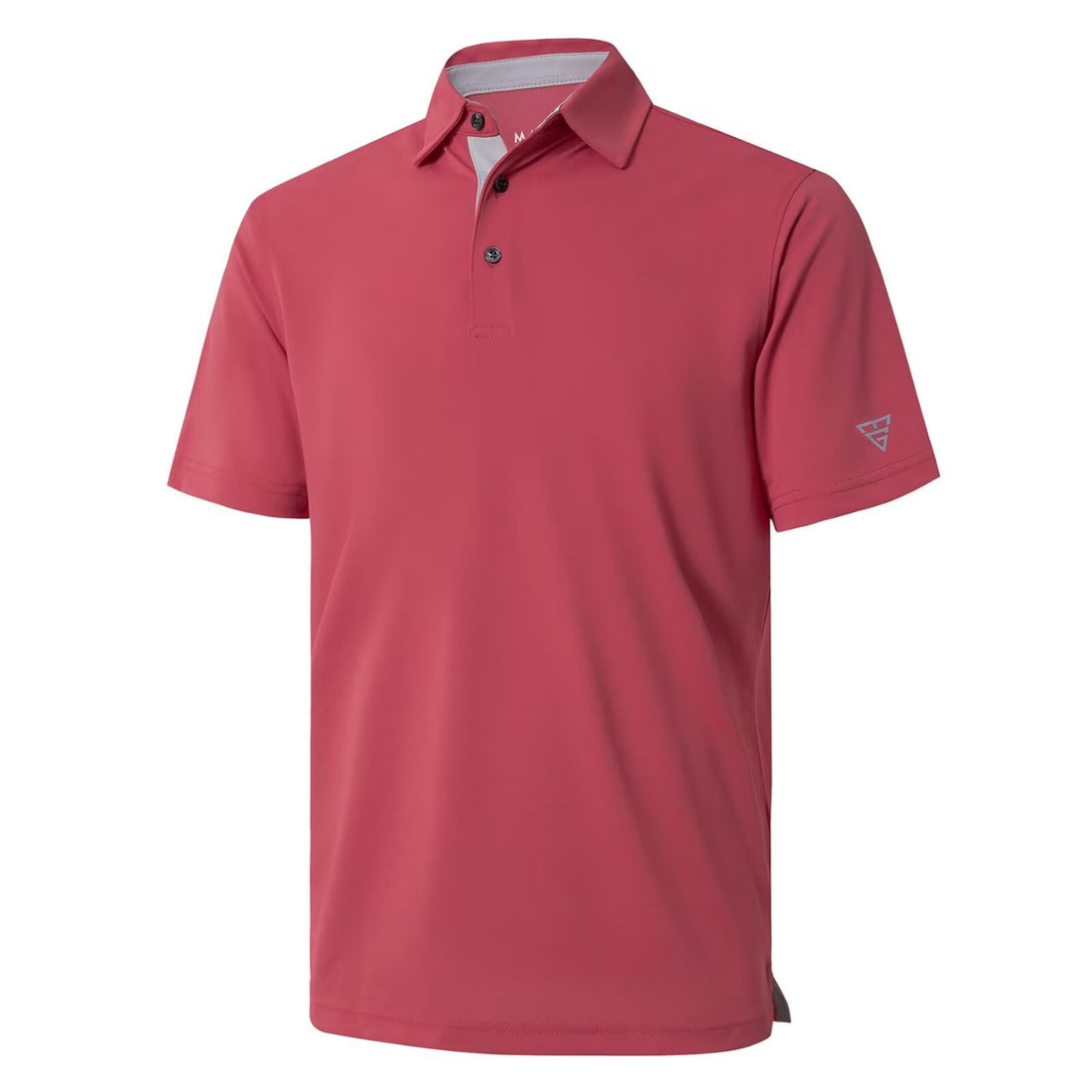 Mens Golf Shirt Short and Long Sleeve Moisture Wicking Dry Fit Performance Solid Casual Pique Golf Polo Shirts for Men