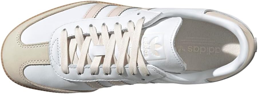 adidas Womens Samba Og Lace Up Sneakers Shoes Casual - White