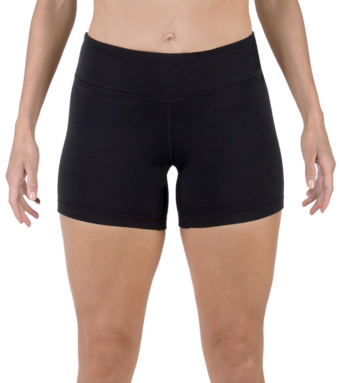 Tough Mode Womens 3" Lightweight Running WOD Volleyball Shorts Workout Mesh Liner Zip Pocket