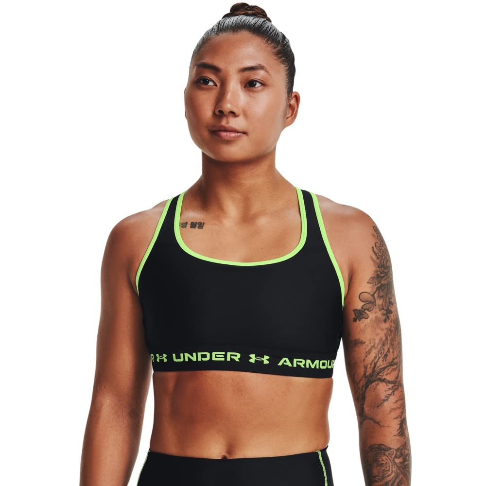 Under Armour Women's Crossback Mid Impact Sports Bra