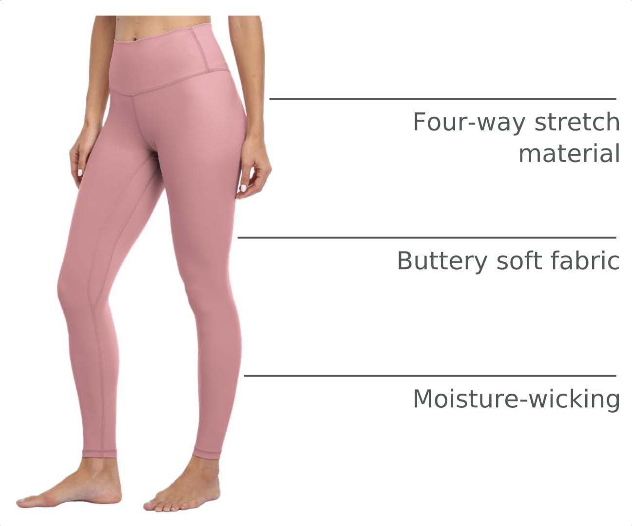 Colorfulkoala Women's Buttery Soft High Waisted Yoga Pants Full-Length Leggings