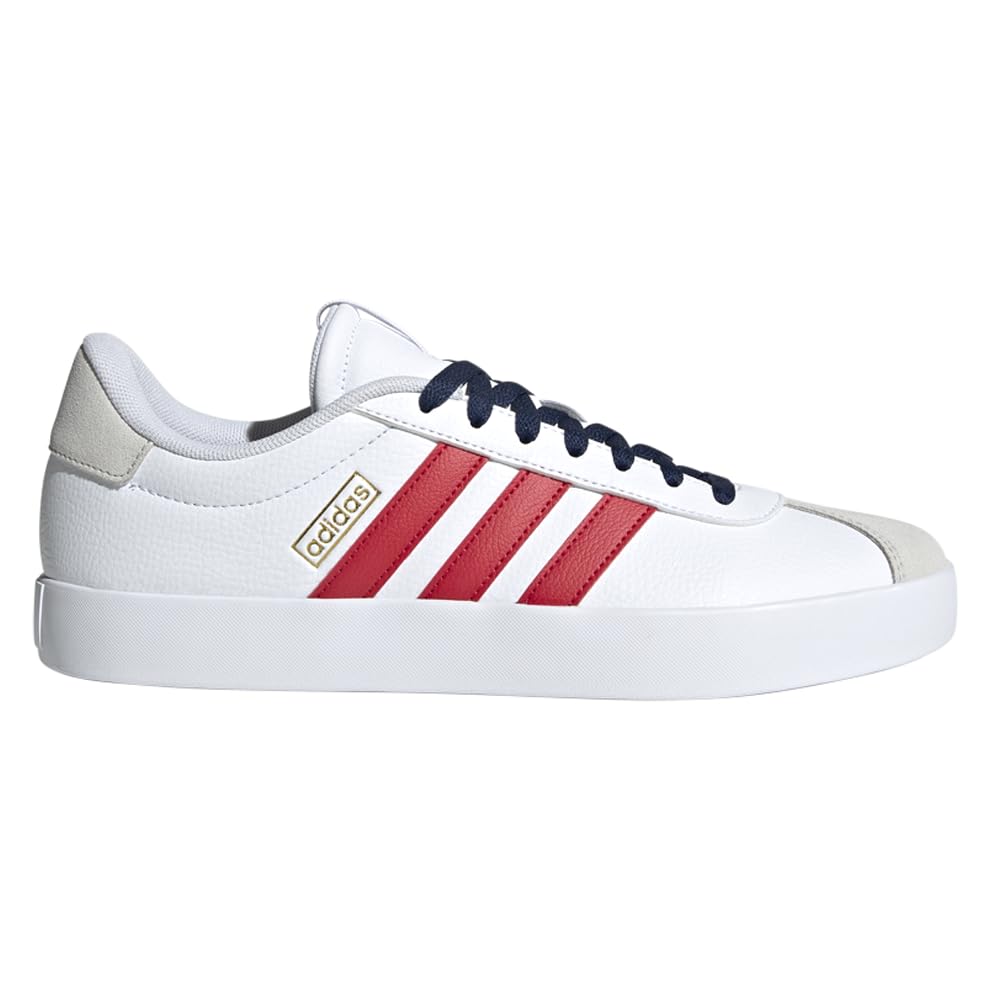 adidas Vl Court 3.0 Lace Up Sneakers Shoes Casual - Grey
