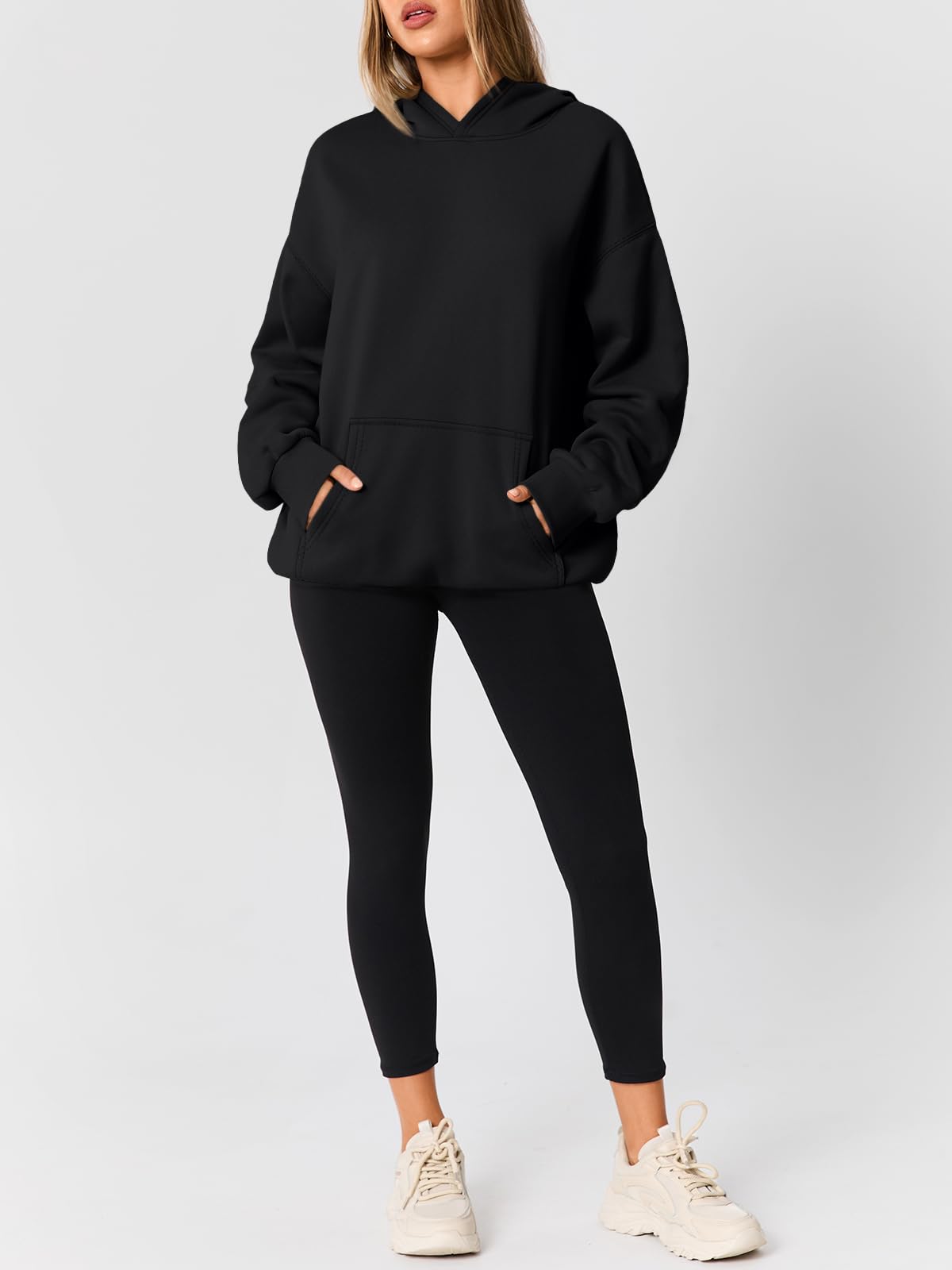 AUTOMET Womens Oversized Hoodies Trendy Pullover Sweatshirts | Comfrt Wear, Oversized Fit Soft Fleece Pullover, Perfect For Trendy Streetwear, College Outfits, And Daily Home Wear