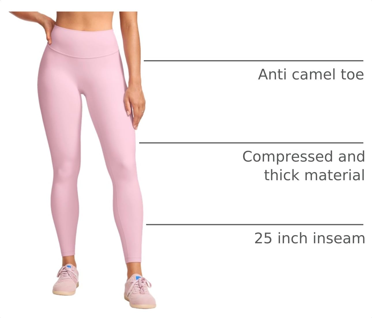 INGIA No Front Seam Scrunch Butt Leggings 25''