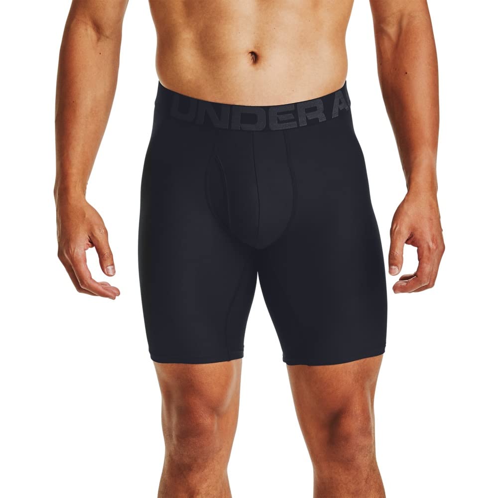 Under Armour Men's Performance Tech Long-Leg Boxerjock Brief Underwear, 9" Inseam, All-Day Comfort & Ultra-Soft, 3-Pack