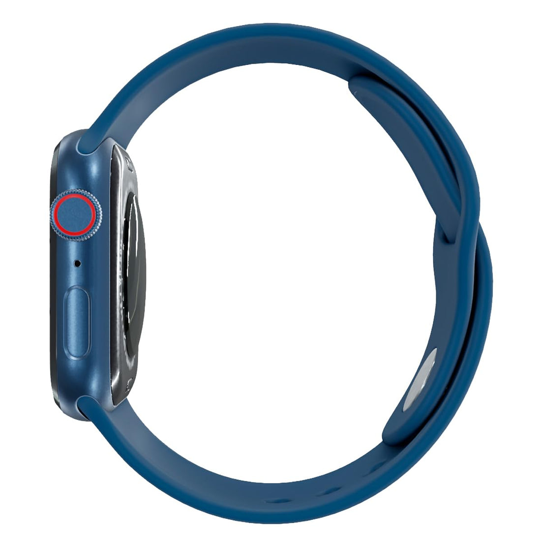 Apple Watch Series 7 (GPS, 41mm) Starlight Aluminum Case with Starlight Sport Band, Regular (Renewed)