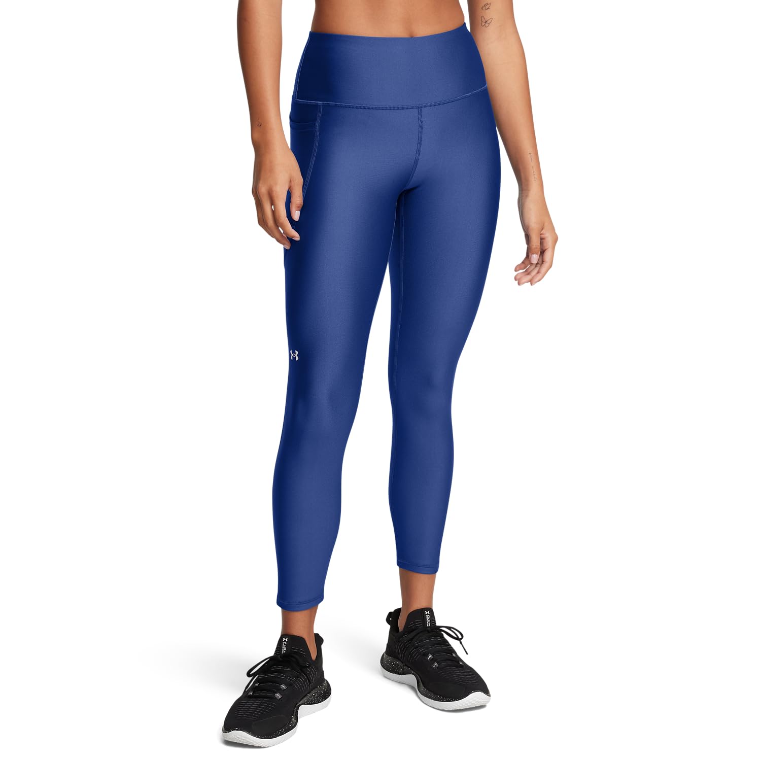 Under Armour Women's HeatGear Armour High Waisted Ankle No-Slip Leggings