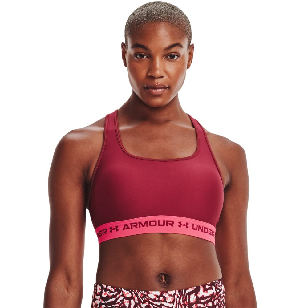 Under Armour Women's Crossback Mid Impact Sports Bra