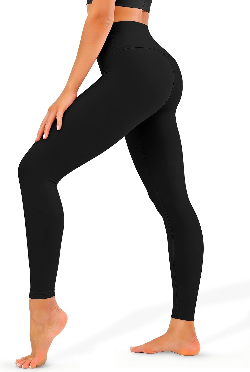 High Waisted Leggings for Women, Tummy Control Yoga Pants Non See Through Buttery Soft for Workout Athletic