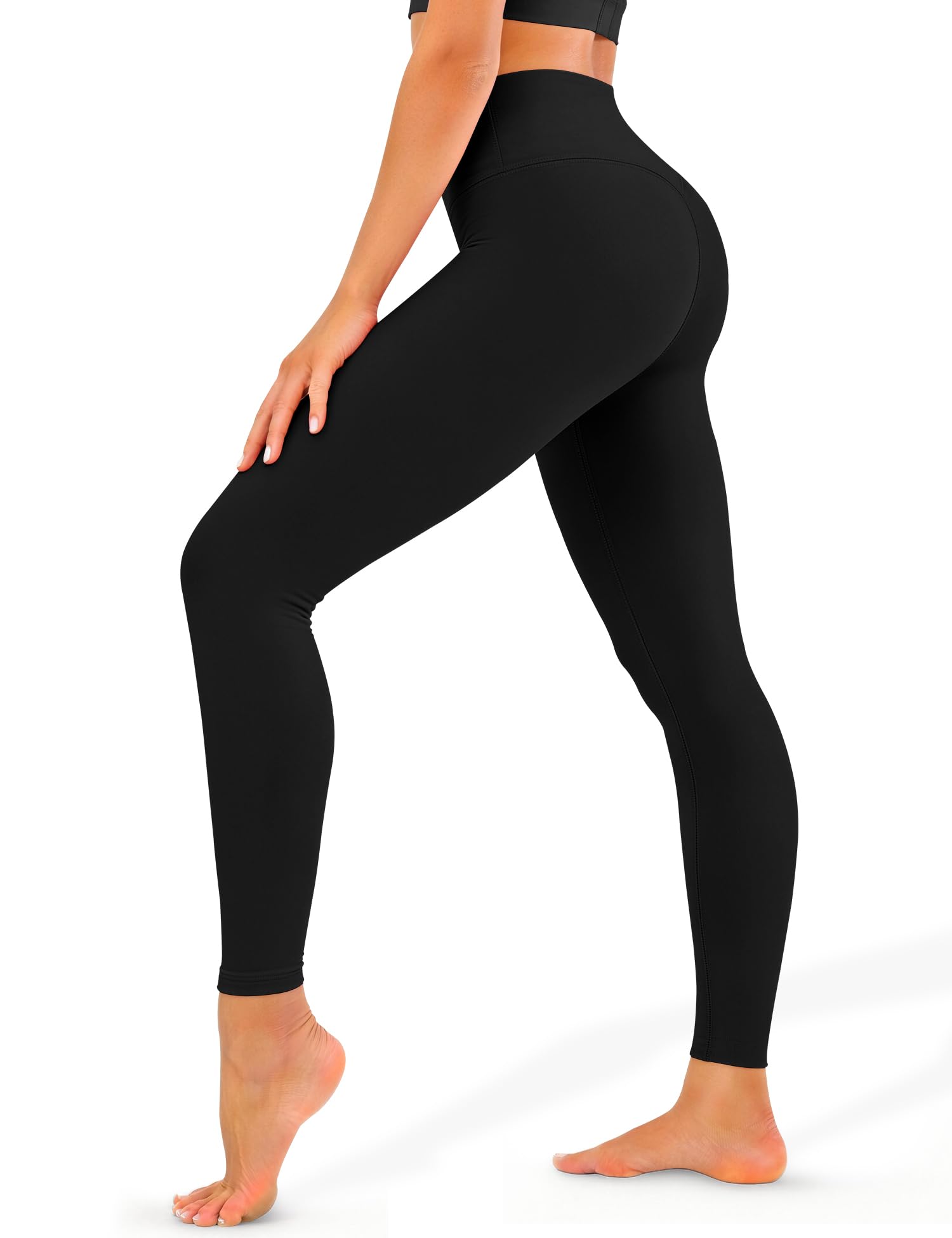 High Waisted Leggings for Women, Tummy Control Yoga Pants Non See Through Buttery Soft for Workout Athletic