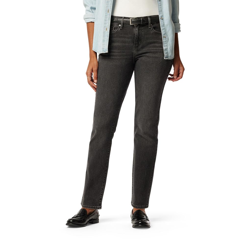 Levi Strauss Signature Gold Women's 03 Essential Mid-Rise Straight Jeans (Also Available in Plus)