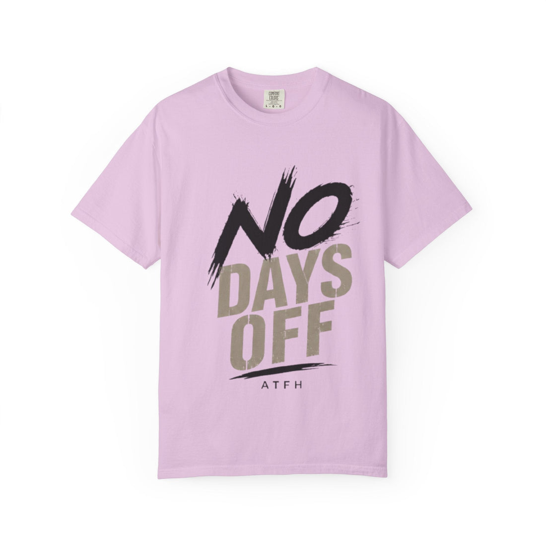 No Days Off T-Shirt — Motivational Fitness Tee for Workout & Training Printify