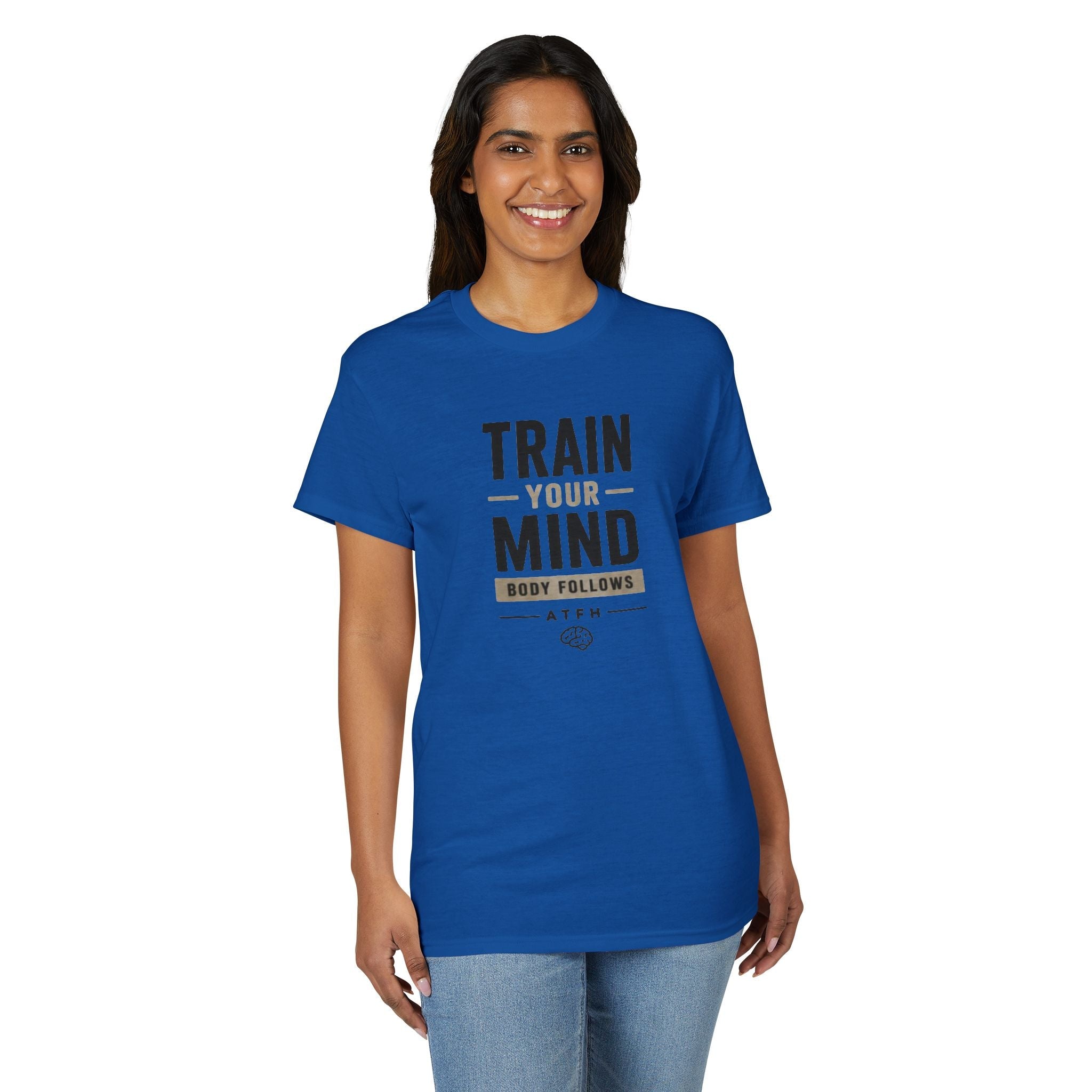 Train Your Mind T-Shirt — Motivational Fitness Tee Printify