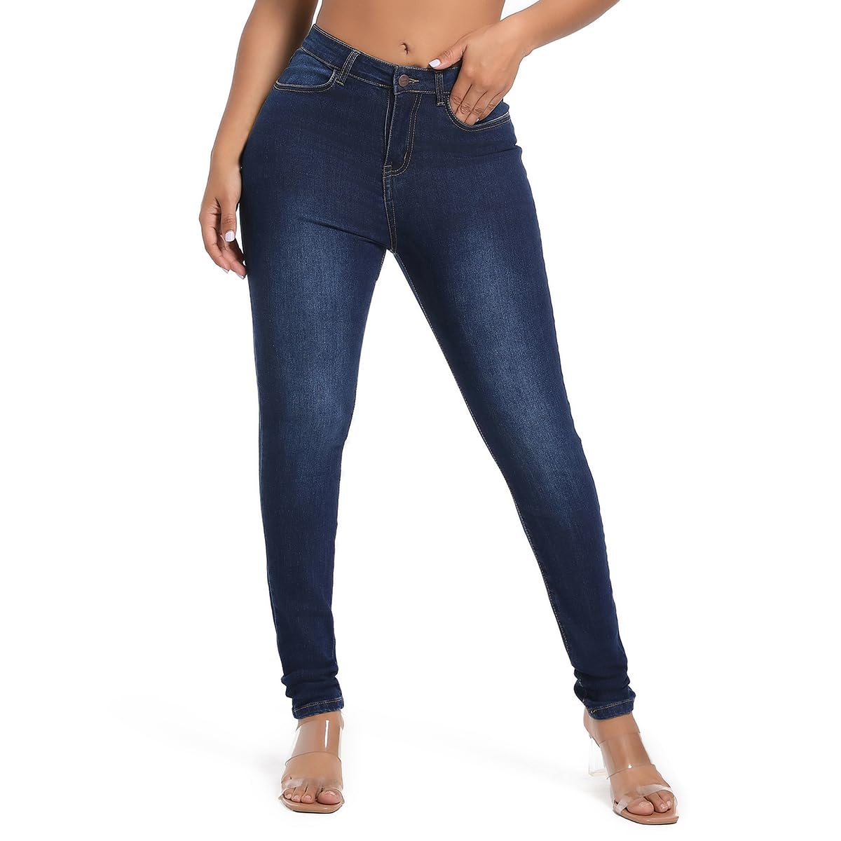 FISCLOSIN Women Colombian Design,Butt Lift,Sexy Skinny Jeans,Stretch Denim Pants