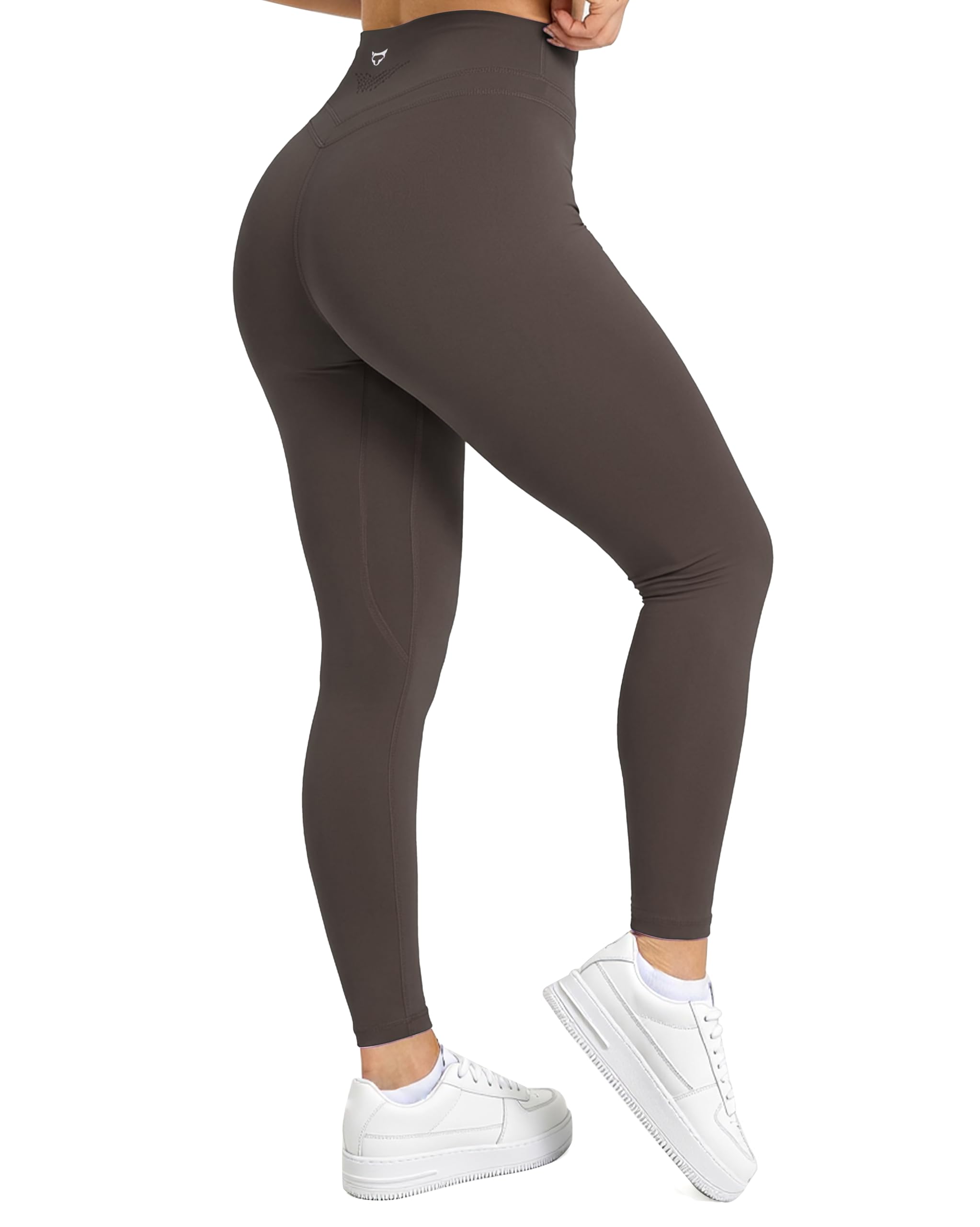 TomTiger Women's Yoga Leggings 25" High Waisted Tummy Control Athletic Workout Pants 7/8 for Gym, Pilates, Running