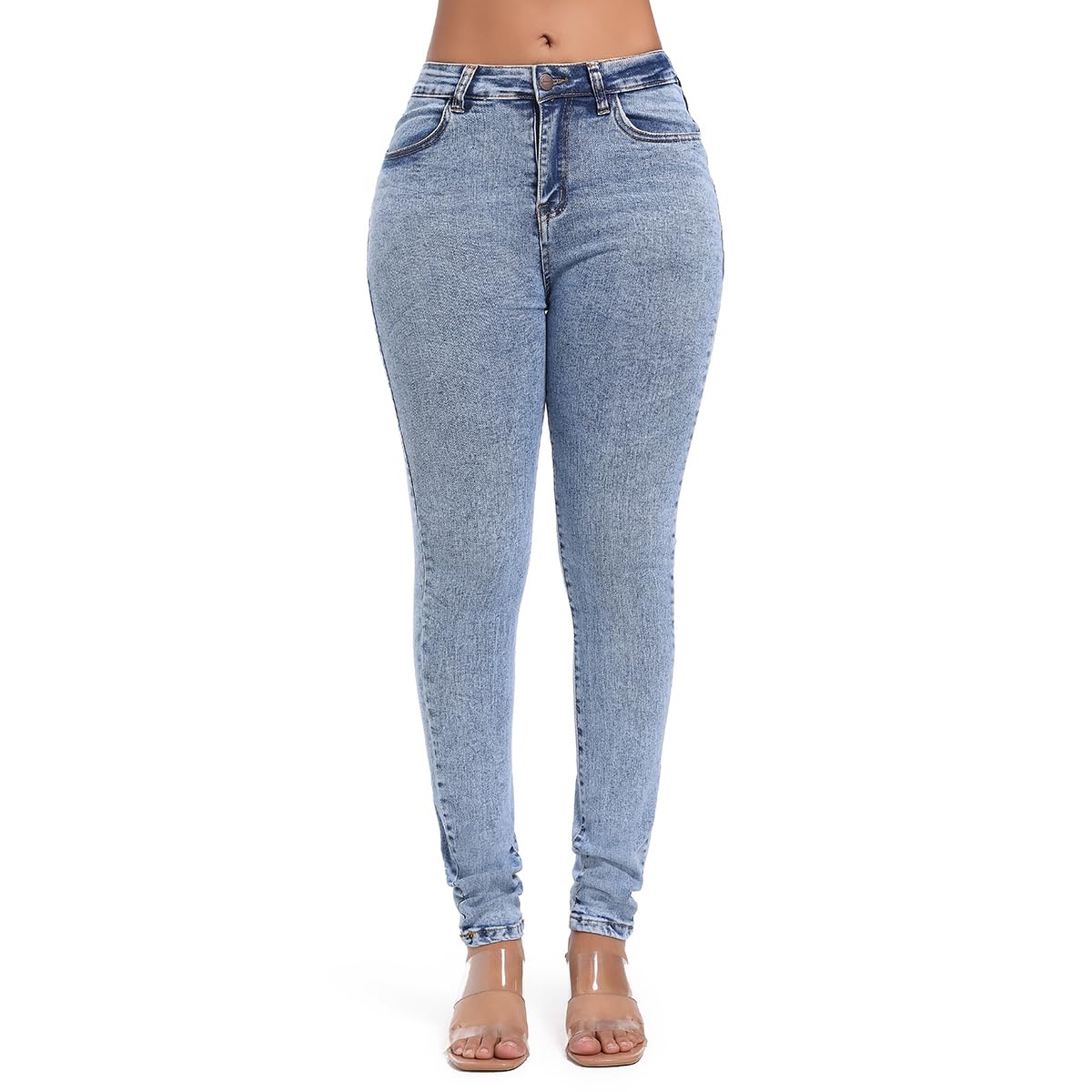 FISCLOSIN Women Colombian Design,Butt Lift,Sexy Skinny Jeans,Stretch Denim Pants