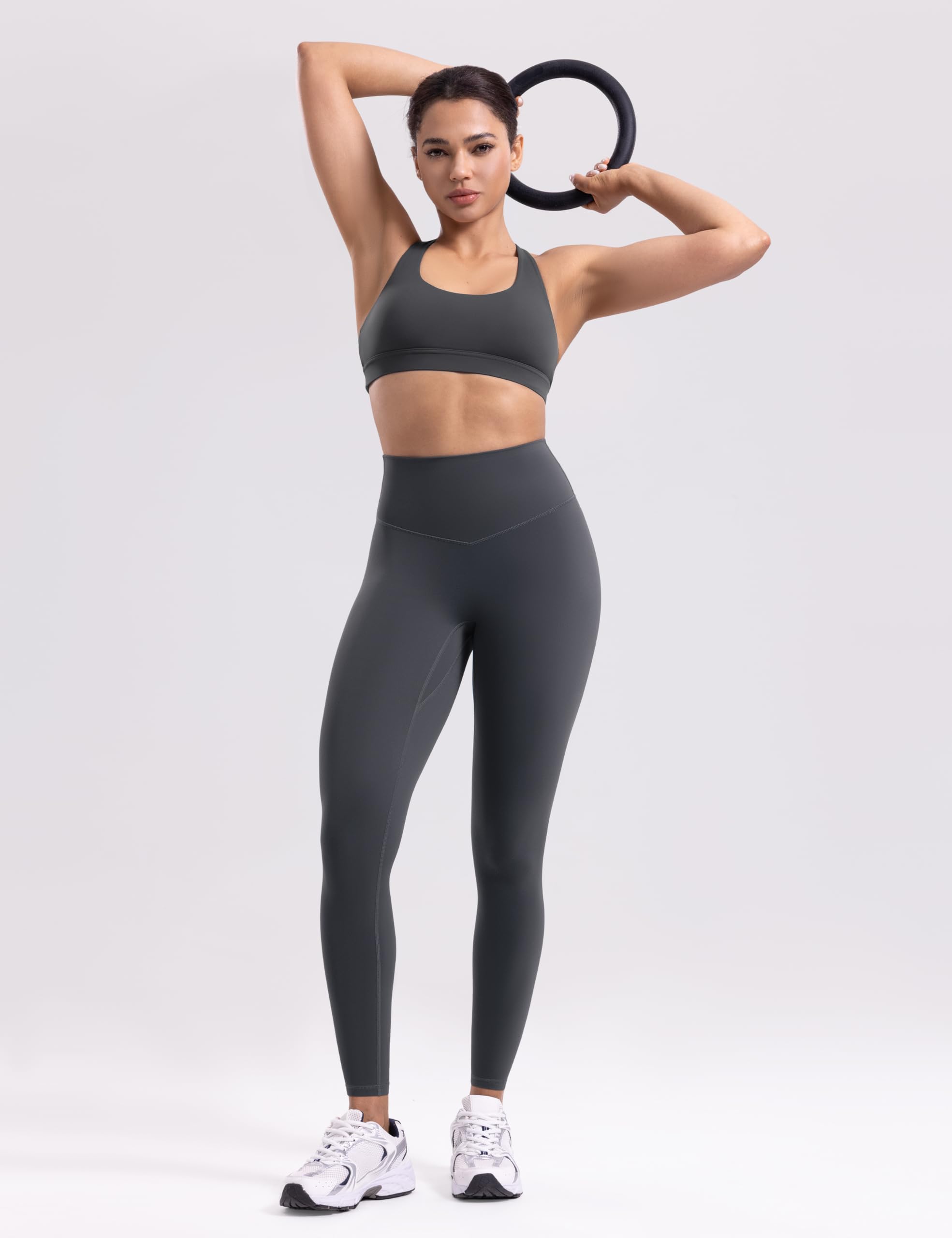 ENERBLOOM Yoga Leggings for Women Hidden Scrunch 25"/28"
