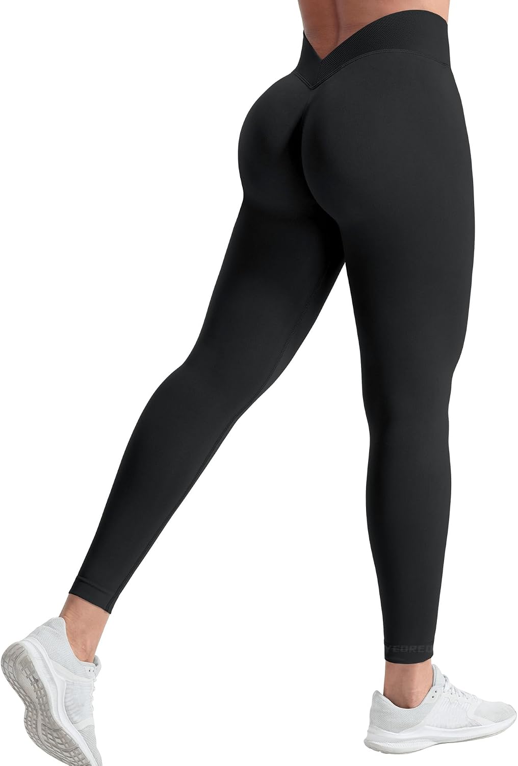 YEOREO CoreFlex Women Scrunch Workout Leggings High Waisted V Back Pants | Seamless, Gym, Yoga, Butt Lifting