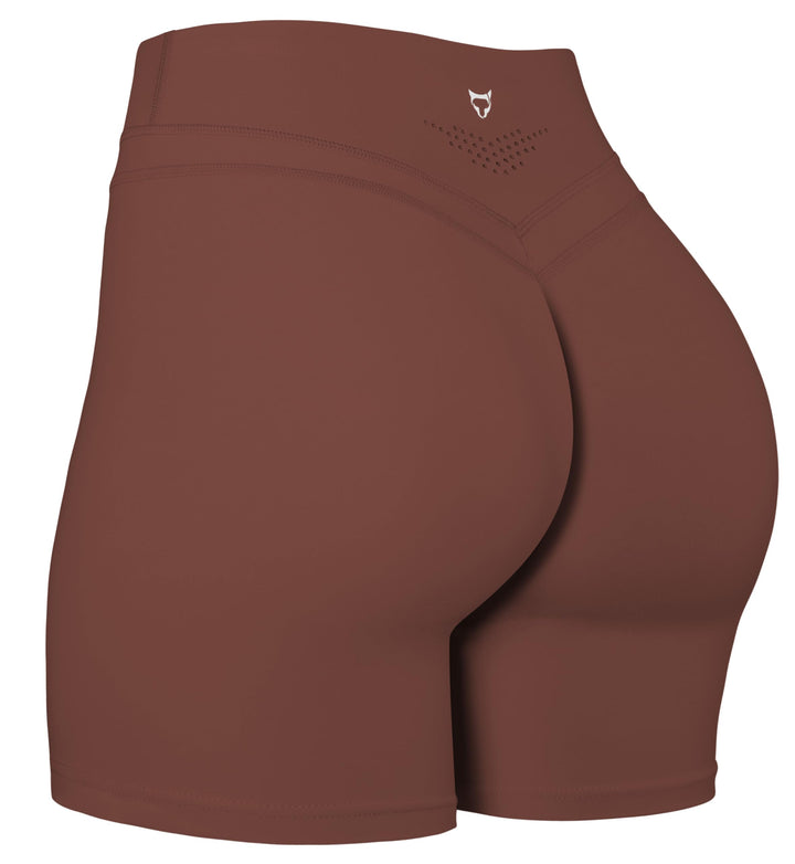 TomTiger Yoga Shorts for Women Tummy Control High Waist Biker Shorts Exercise Workout Curve Lifting Tights Short Pants