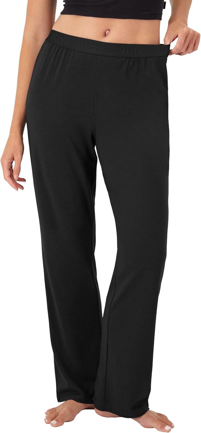 Hanes Women's Lounge Pants, Originals Supersoft Comfywear Sleep Pants, Loungewear for Women, 30"