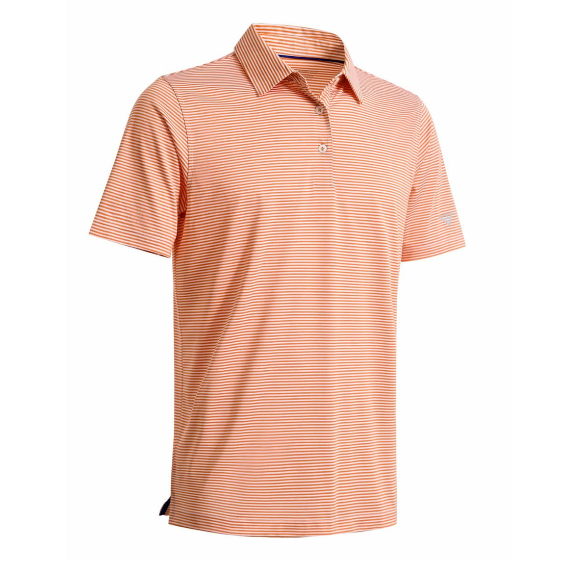 Men's Golf Polo Shirts Short Sleeve Striped Performance Moisture Wicking Dry Fit Golf Shirts for Men