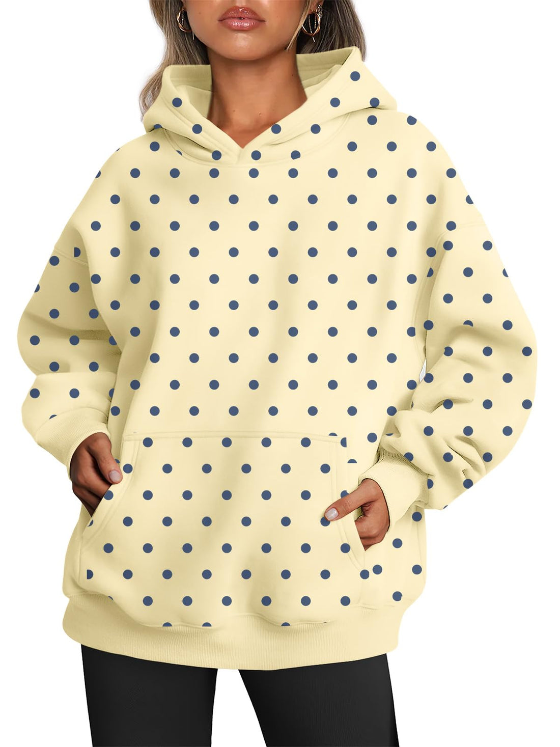 Trendy Queen Women Oversized Hoodies Fall Outfits | Gentle Skin Feel, Aesthetic Drop Shoulder, Large Kangaroo Pocket, Seamless Daily Outfit Match