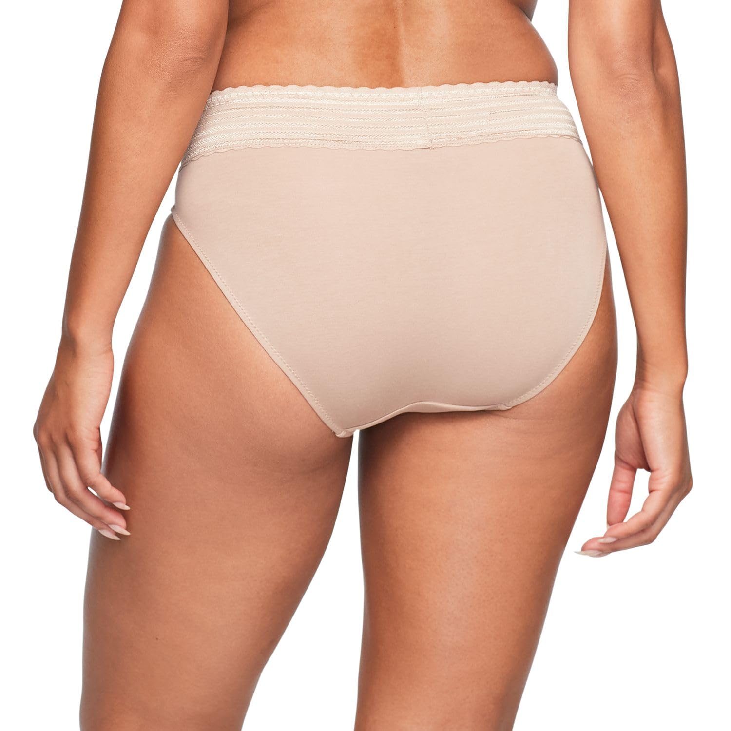 Warner's womens Warners® No Pinching No Problems® Dig-free Comfort Waist With Lace Cotton Hi-cut Rt2091p