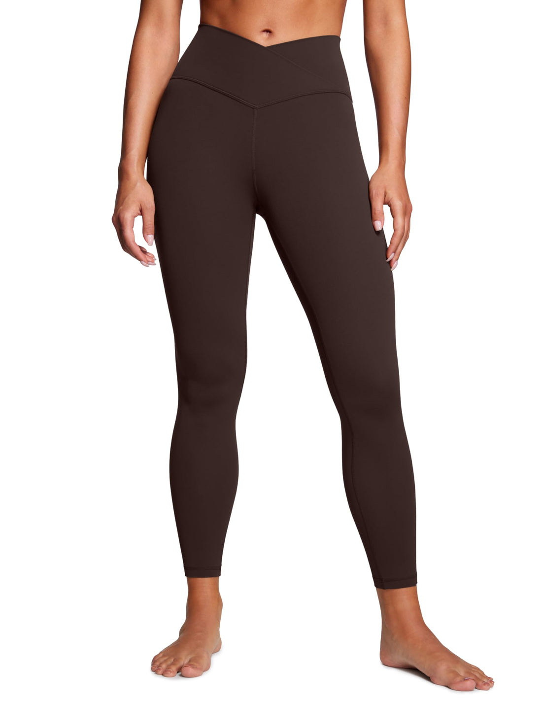 CRZ YOGA Crossover Waist Leggings 25"