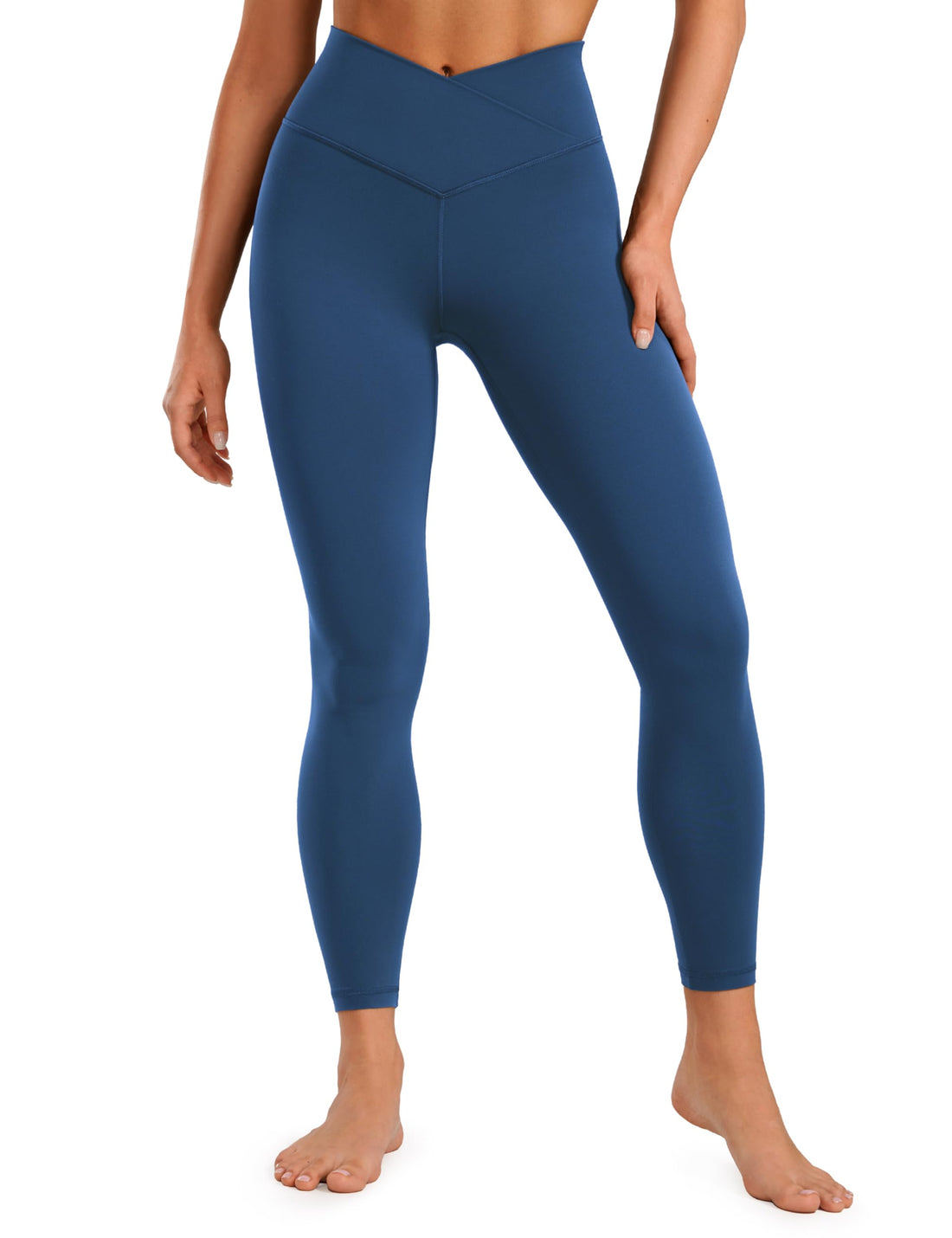 CRZ YOGA Crossover Waist Leggings 25"
