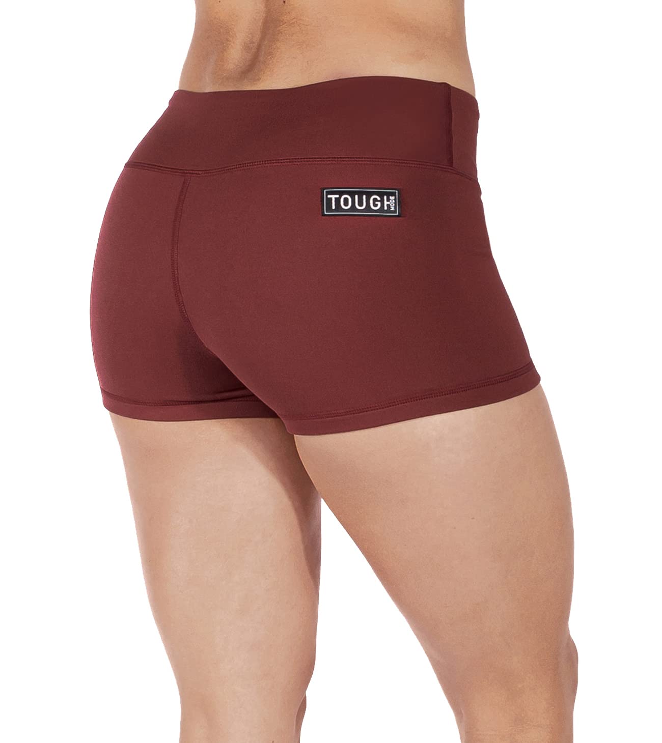 Tough Mode Womens 3" Lightweight Running WOD Volleyball Shorts Workout Mesh Liner Zip Pocket