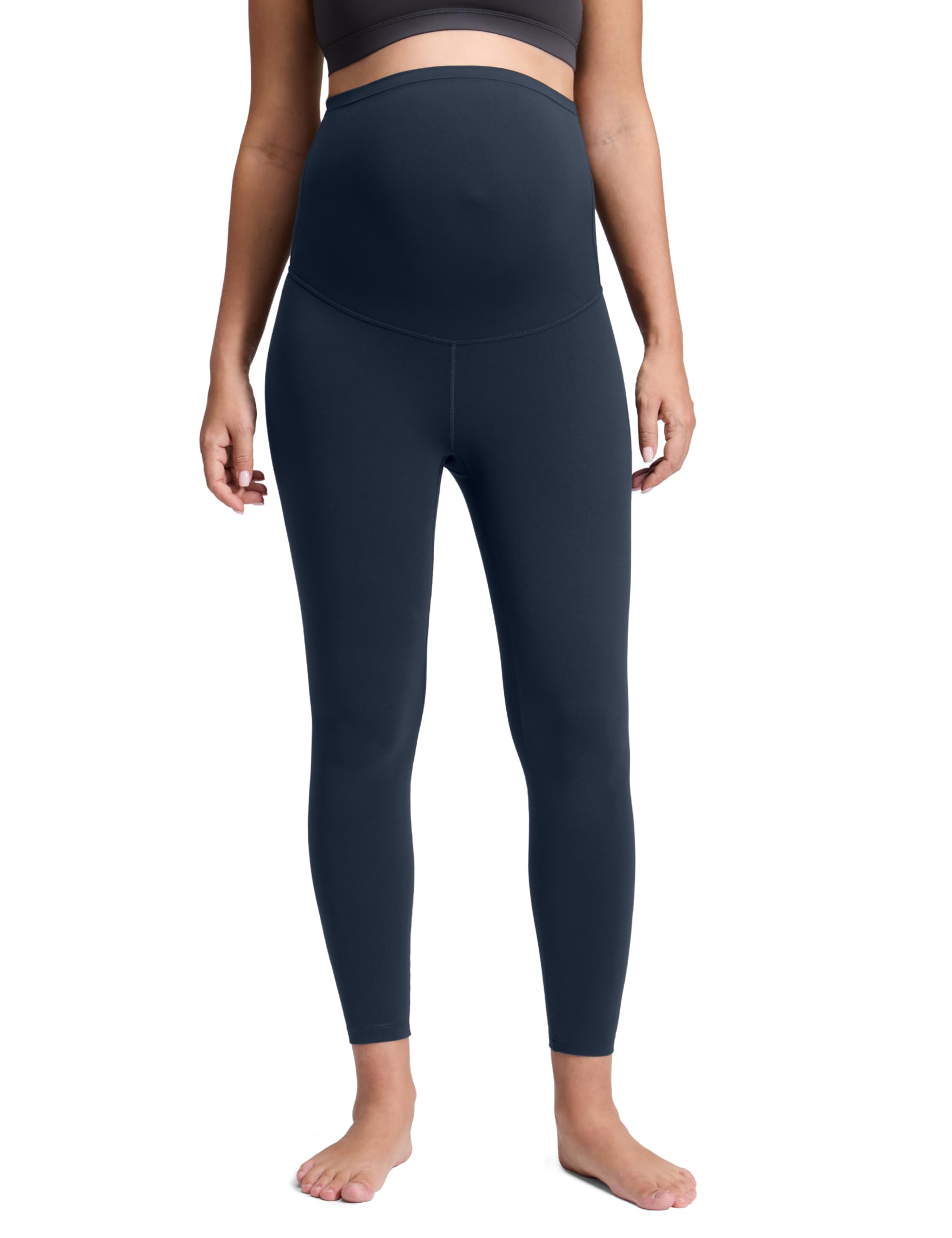 CRZ YOGA Maternity Leggings 25" | Butterluxe, Extremely Soft, Gentle Compression, Yoga, Super High Rise, U-shaped Belly, Pregnancy and Postpartum