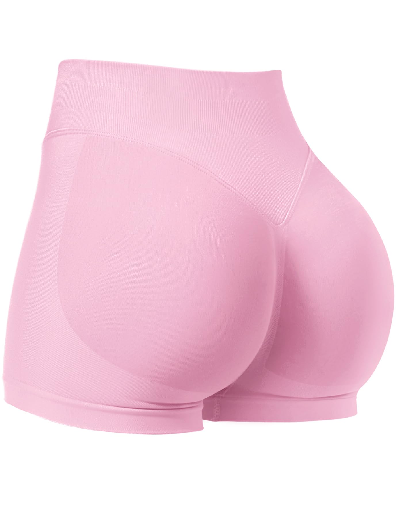 VOYJOY Women Workout Impact Shorts 2.5"/ 3.6"/ 4.5"/ 6" Scrunch Butt Booty | Tummy Control, High Waisted, Bike Short, Gentle Compression, for Women