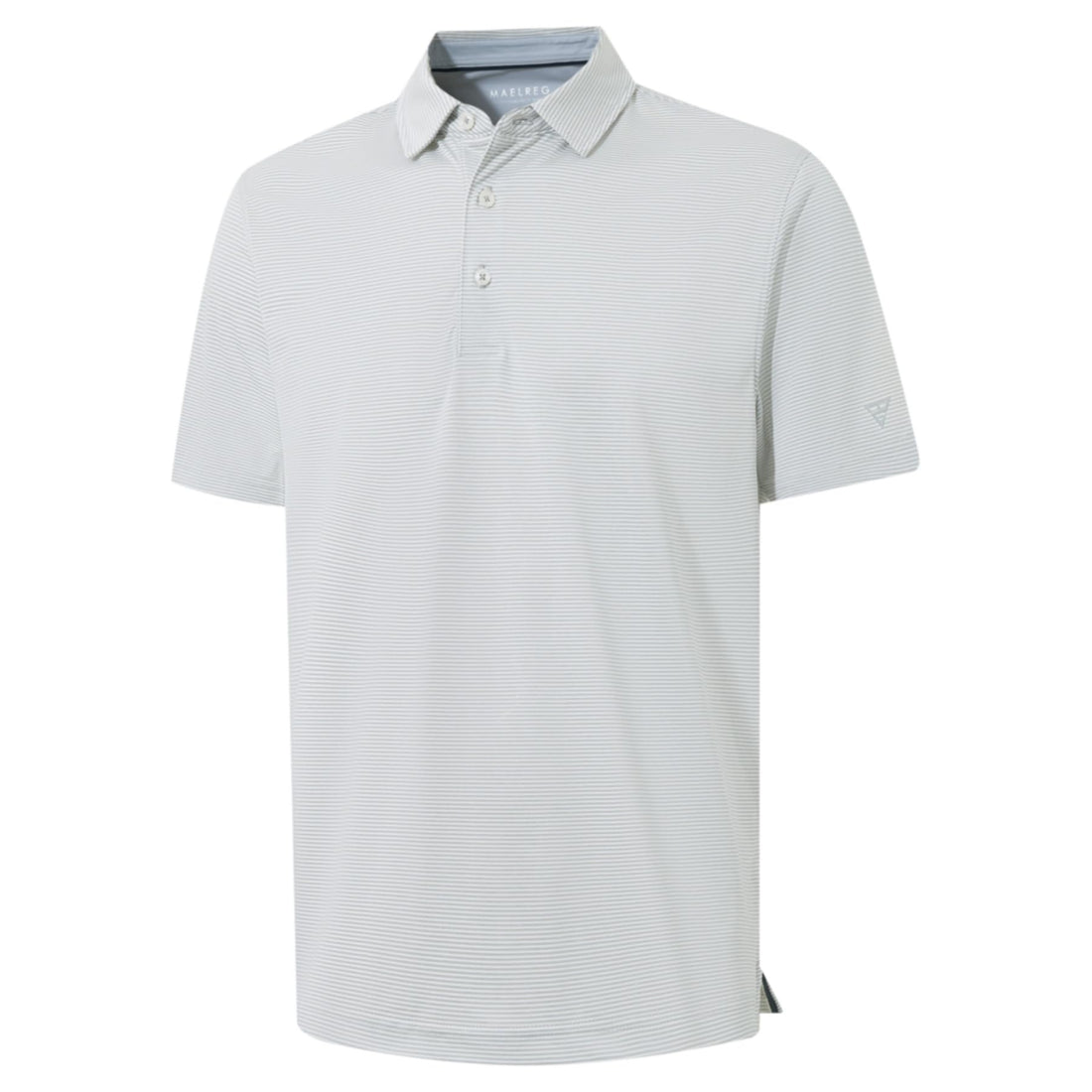 M MAELREG Men's Jacquard Stripe Golf Shirts Quick Dry Performance Short Sleeve Moisture Wicking Polo Shirt for Men