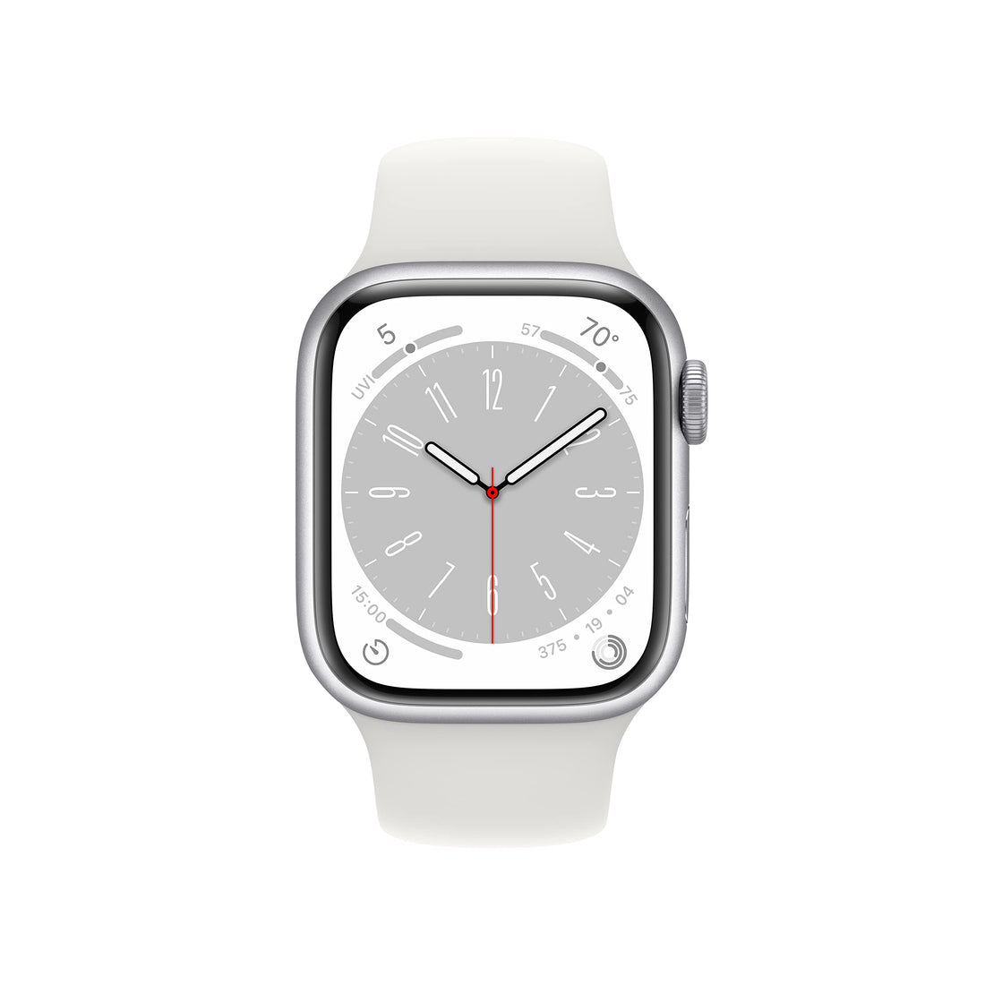 Apple Watch Series 8 [GPS, 45mm] - Midnight Aluminum Case with Midnight Sport Band, M/L (Renewed)