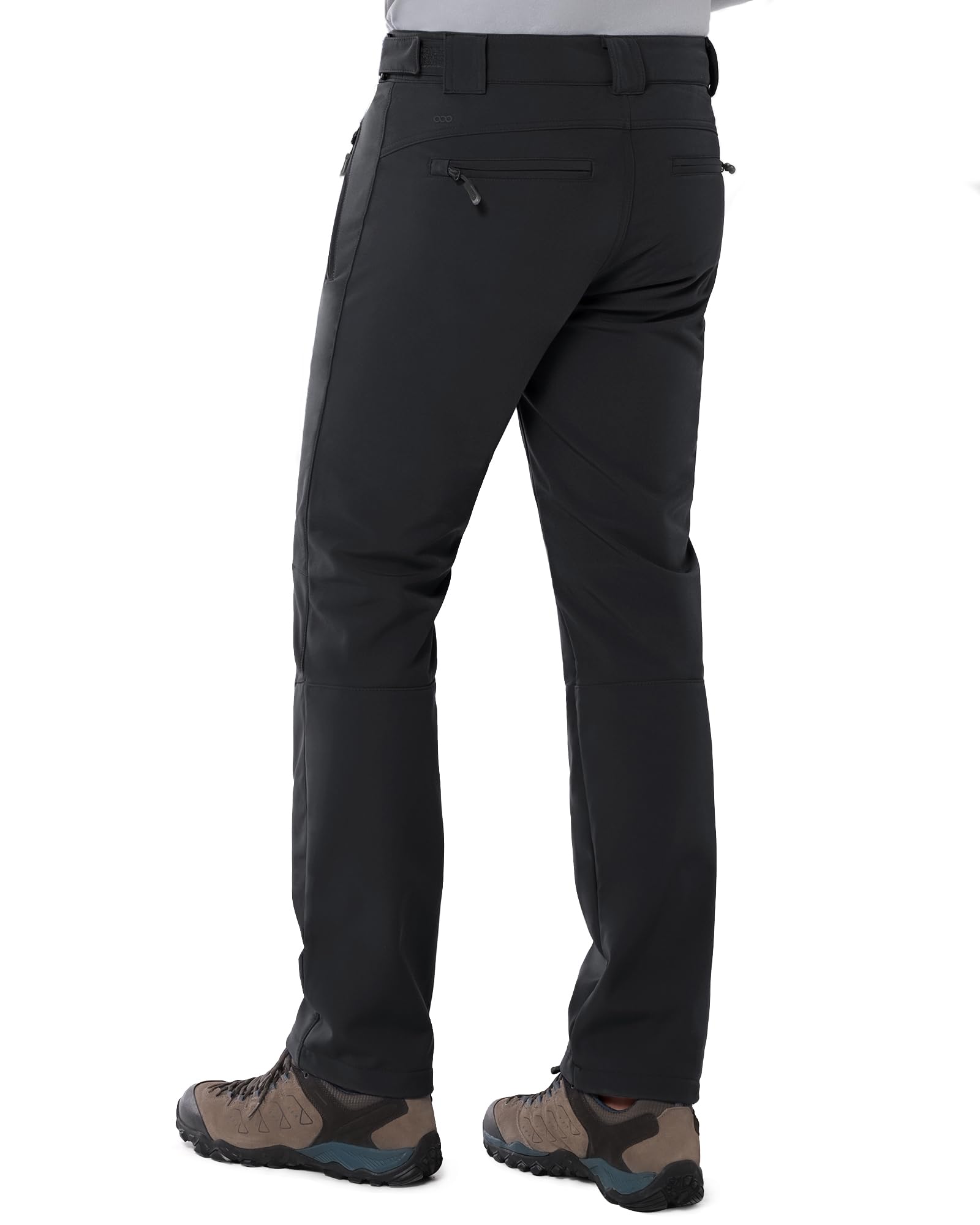33,000ft Men's Winter Snow Ski Fleece Lined Pants Warm Waterproof Softshell Insulated for Snowboard Outdoor Work Hiking