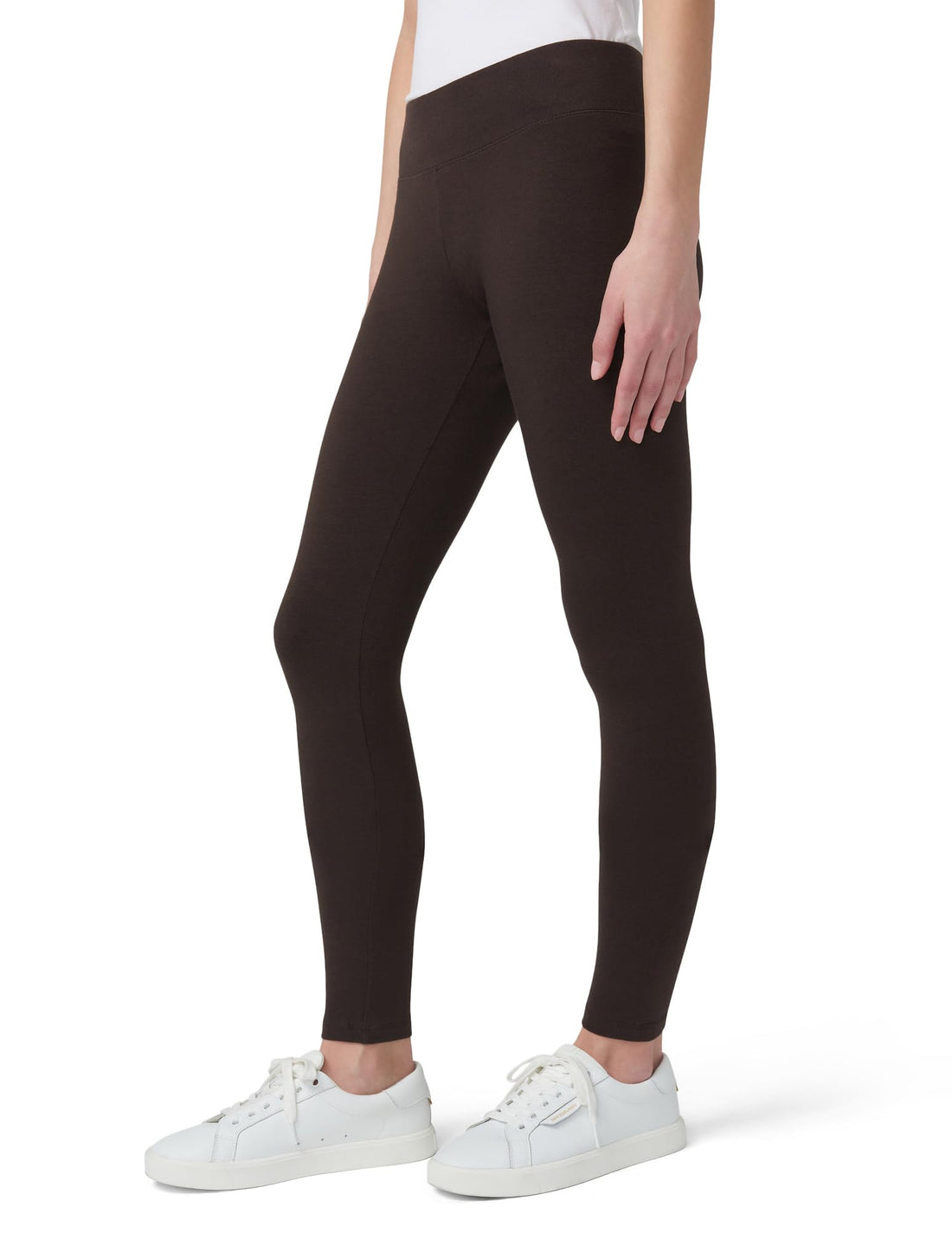HUE Women’s Cotton Ultra Legging with Wide Waistband, Available in Capri and Legging Length