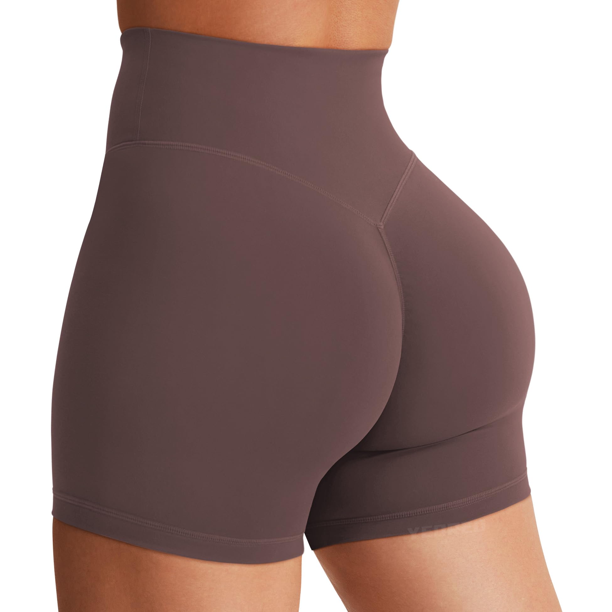 YEOREO SoftHue Women's Biker Shorts Workout Hidden Scrunch Gym Shorts | High Waist, Tummy Control, Buttery Soft, No Front Seam, Running Shorts, 3.6" /4.5" / 6"
