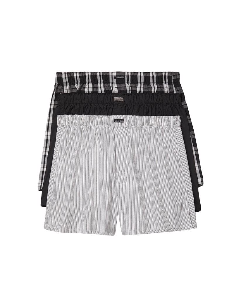 Calvin Klein Men's Underwear Cotton Classics 3-pack Woven Boxer