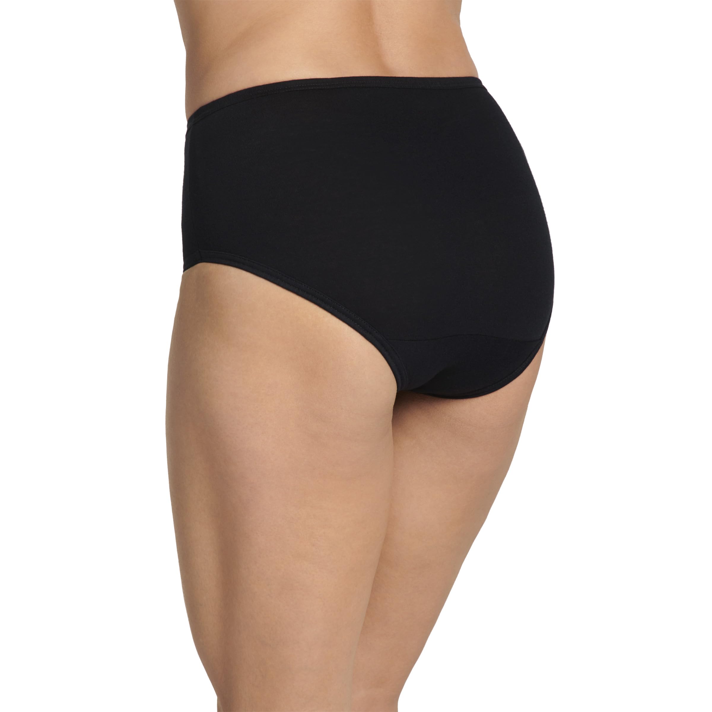 Jockey Women's Underwear 100% Cotton Elance Brief - 6 Pack