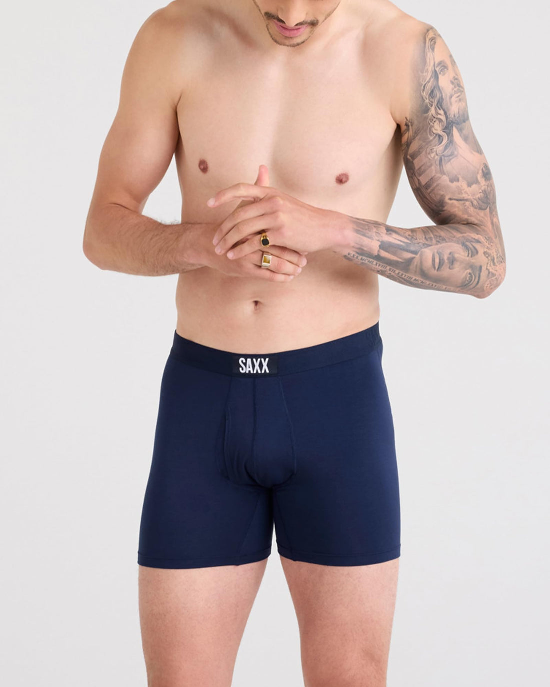 SAXX Underwear Co. Men's Ultra Super Soft Boxer Brief Fly 3-Pack