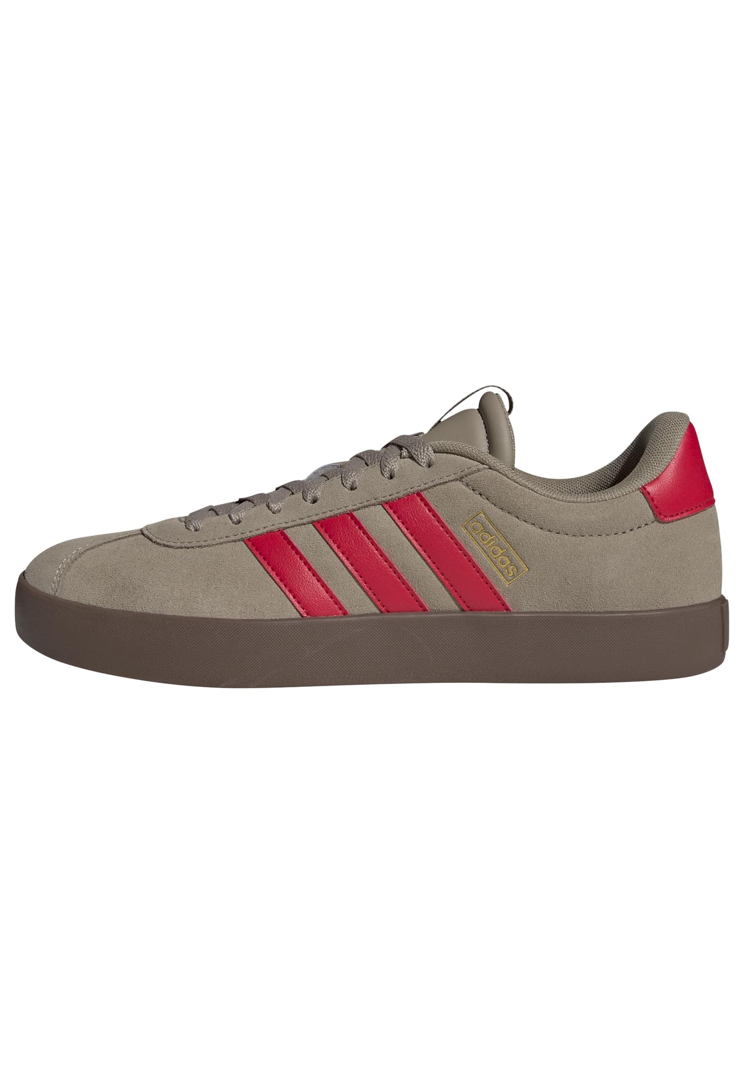 adidas Vl Court 3.0 Lace Up Sneakers Shoes Casual - Grey