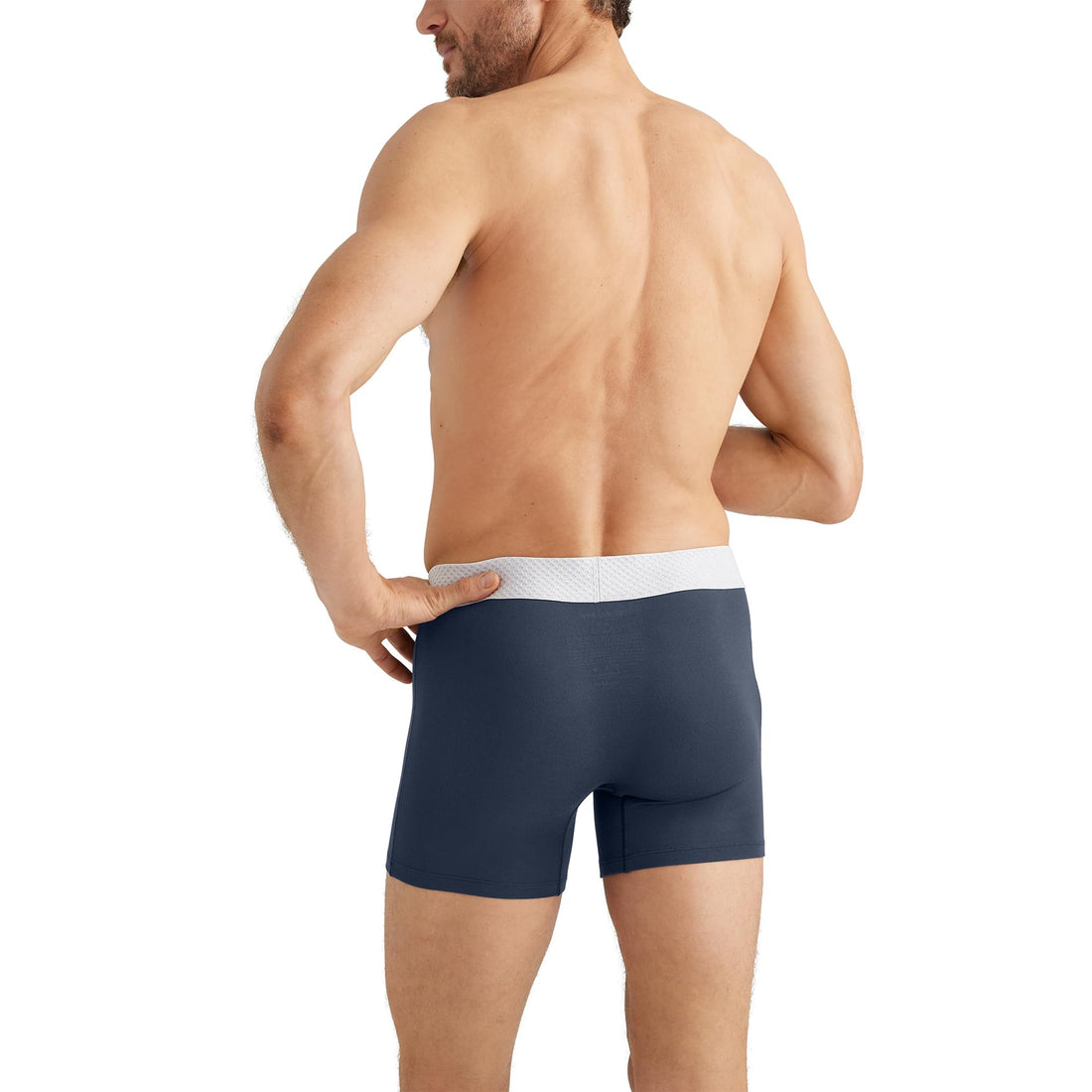 Tommy John Men's Trunk 4” Underwear, Second Skin Boxers with Supportive Contour Pouch, Soft, Breathable Stretch Fabric Boxers