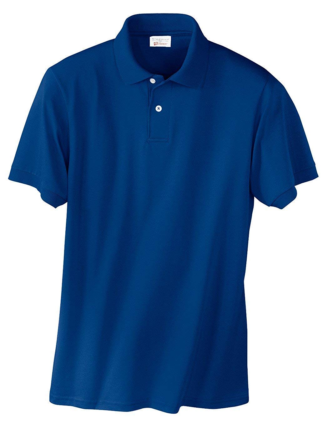 Hanes EcoSmart Men's Polo Shirt, Cotton Jersey