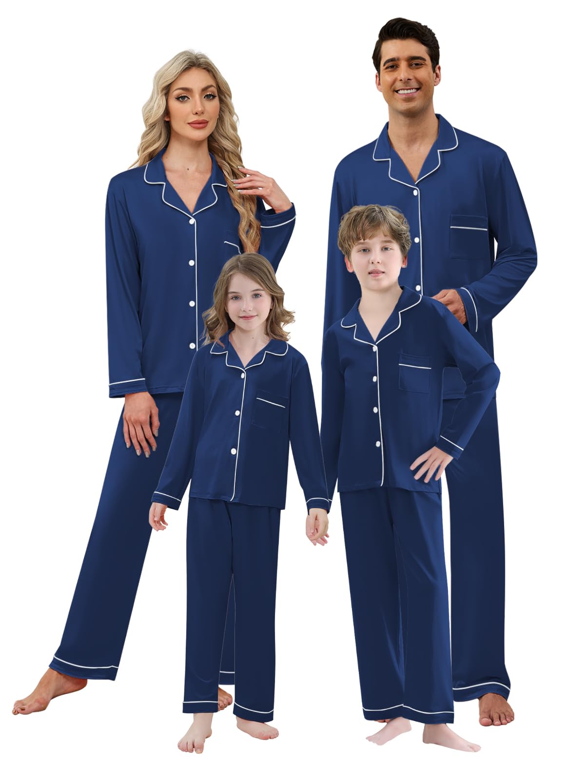 Umeyda Christmas Family Matching Pajamas Festival Sleepwear for Adults Kids