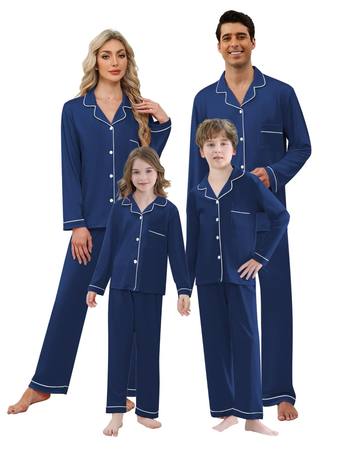 Umeyda Christmas Family Matching Pajamas Festival Sleepwear for Adults Kids