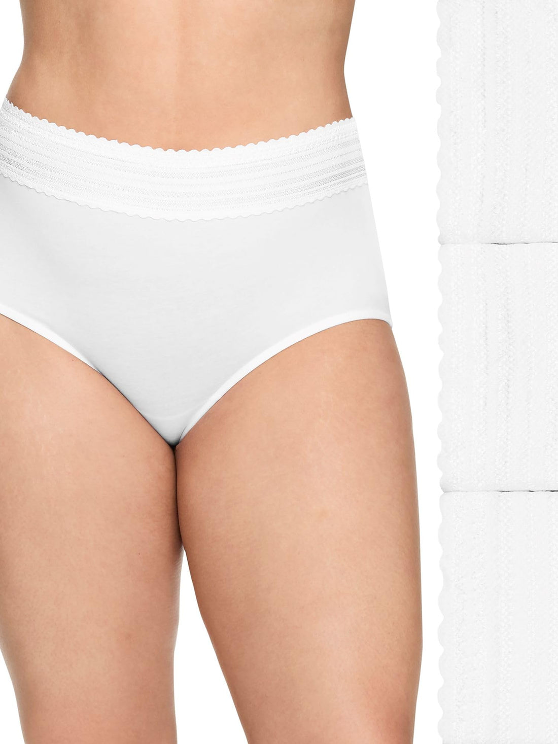 Warner's Women's No Pinching No Problem 3-pack Dig-free High-waist Brief Rs2093p